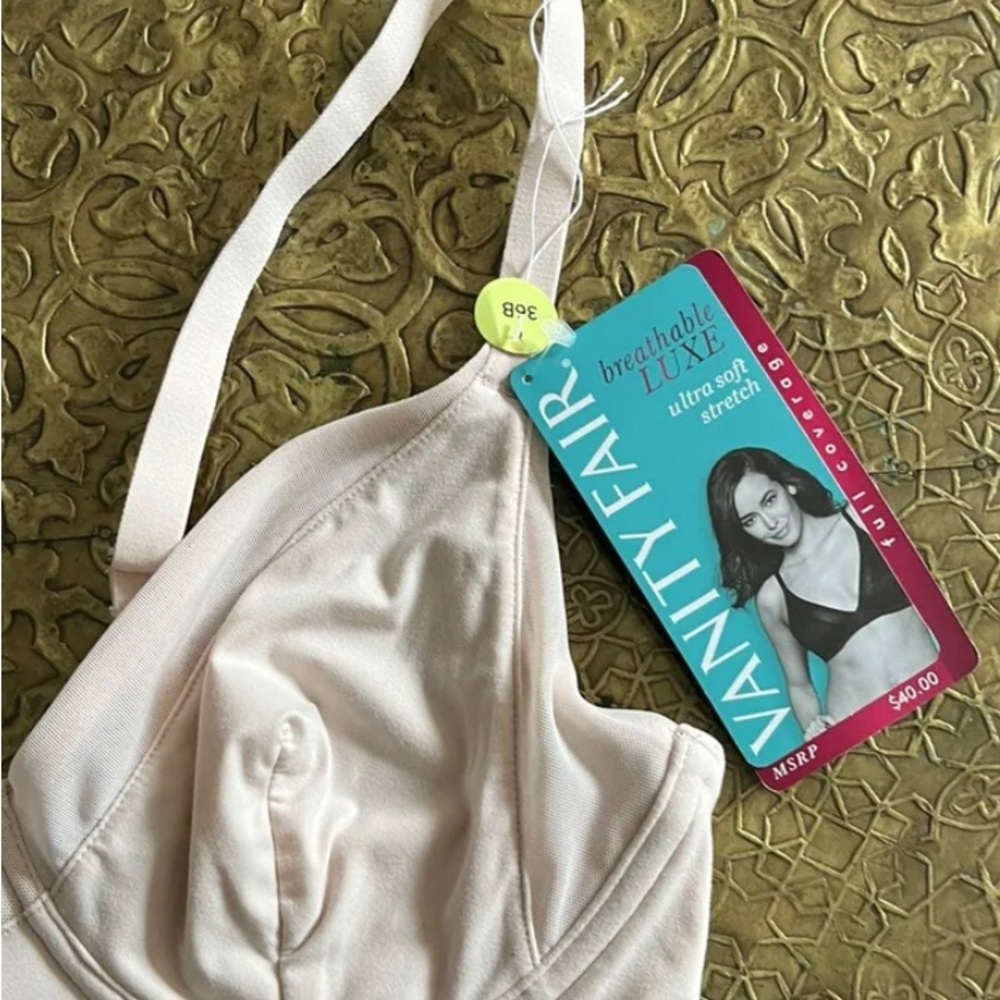 Women's Vanity Fair Breathable Luxe UltraSoft Stretch Full Coverage Bra Quartz